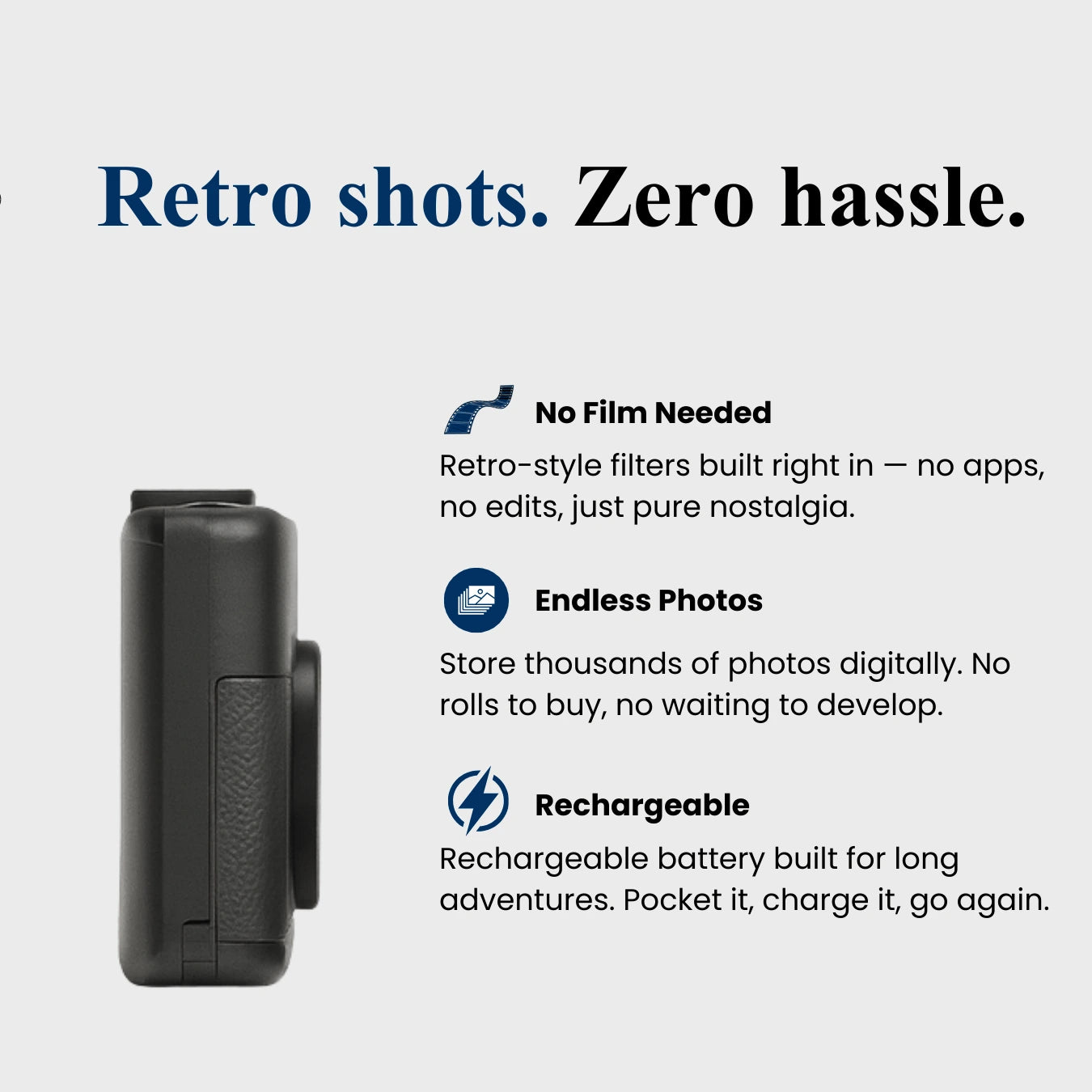 Retromora® Digital Film Camera